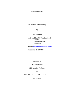 The Insidious Nature of Envy