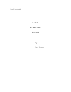 PDF (A report on drug abuse in Dublin)