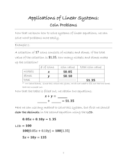 Applications of Linear Systems