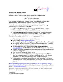 To Our Wonderful TCS Room Moms