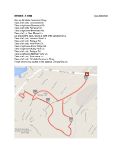 Birkdale - 4 Miles Run up Birkdale Commons Pkwy. Take a left onto