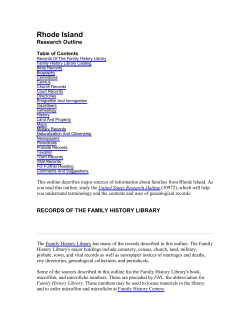 Rhode Island - Brigham Young University