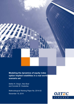 Modeling the dynamics of equity index option