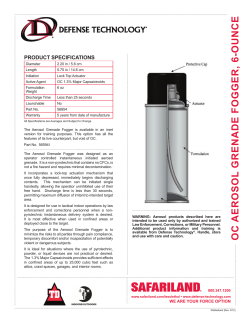 oc aerosol grenade fogger, 6-ounce