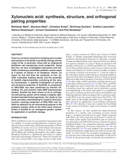 Xylonucleic acid: synthesis, structure, and