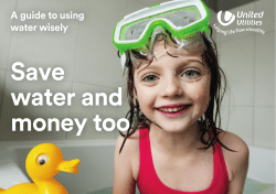 Save money and water too