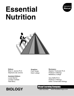 Essential Nutrition - Visual Learning Systems