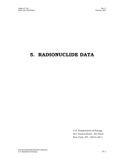 5. radionuclide data