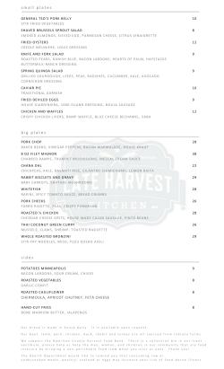 small plates big plates sides