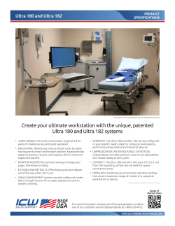Create your ultimate workstation with the unique, patented Ultra 180