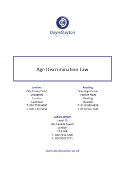 Age Discrimination Law