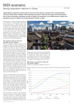 Demos, bulletin on population and society, Volume 32, Issue 7, July