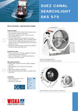 Suez Canal SearChlight SKS 575