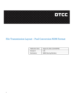 CCP Pool Obligation Factor Update NDM