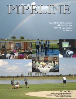 Revisit the 60th Annual AL/MS Section AWWA Conference in Tunica