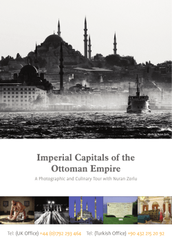 Imperial Capitals of the Ottoman Empire