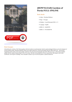 [DOWNLOAD] Gardens of Persia FULL ONLINE