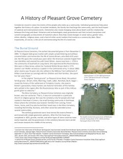 Pleasant Grove Cemetery - Cayuga Heights History Project