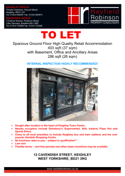 TO LET - Hayfield Robinson