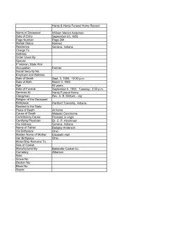 Anderson, William Marion - Adams County INGenWeb Home