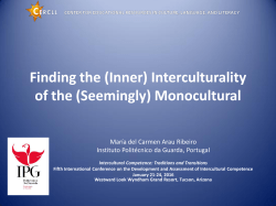Finding the (Inner) Interculturality of the (Seemingly