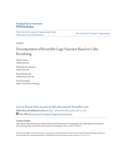 Decomposition of Reversible Logic Function Based on Cube