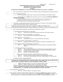 Adopted 1/10 Revised 5/12