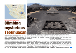 Climbing mysterious Teotihuacan