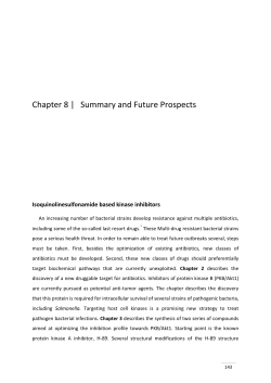 Chapter 8 | Summary and Future Prospects