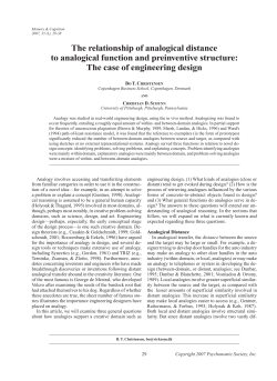 Christensen and Schunn - Learning Research and Development