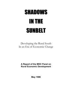 Shadows in the Sunbelt