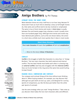 Amigo Brothers by Piri Thomas