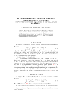 an error estimate for the finite difference approximation to