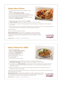 Simply Salsa Chicken