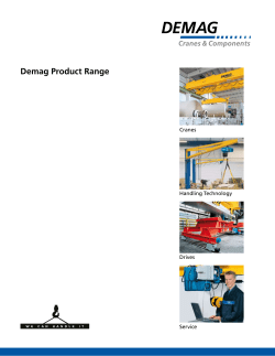Demag Product Range (PDF | 1.8 MB)