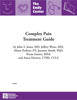 Simple and Complex Pain - Phoenix Children`s Hospital