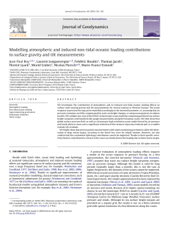 Modelling atmospheric and induced non-tidal
