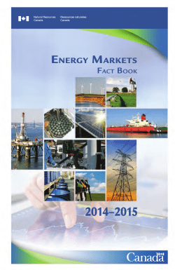 Natural Resources Canada: Energy Markets Fact Book &mdash; 2014&ndash;2015