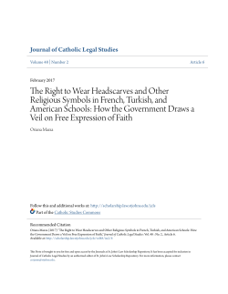 The Right to Wear Headscarves and Other Religious Symbols in