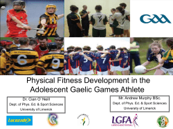 Cian O Neill Conference 2012