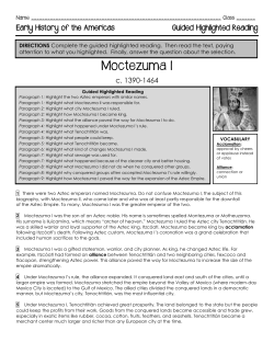 Moctezuma 1 - Mrs. Magro`s Class
