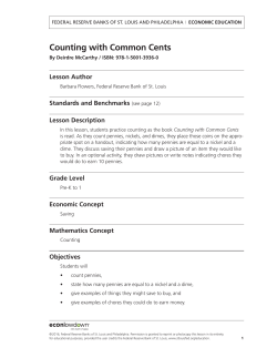 Counting with Common Cents - Federal Reserve Bank of Philadelphia