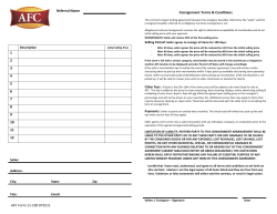 Consignment Contract - Allegheny Furniture Consignment