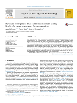 Physicians prefer greater detail in the biosimilar label (SmPC