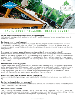 facts about pressure treated lumber