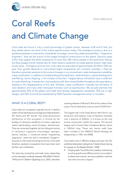 Coral Reefs and Climate Change