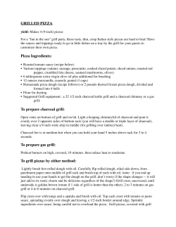 Grilled Pizza - Hawaii Food Basket