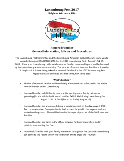 Luxembourg Fest 2017 - Luxembourg American Cultural Society