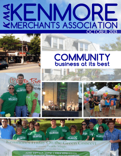 Stop Sip and Shop - Kenmore Merchants Association