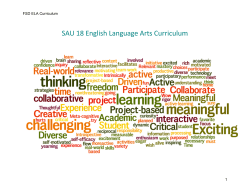 College and Career Readiness Anchor Standards for